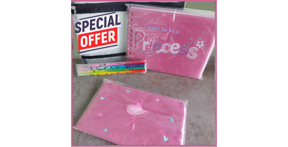 Ballet Themed Stationery Set - 4-Piece Set