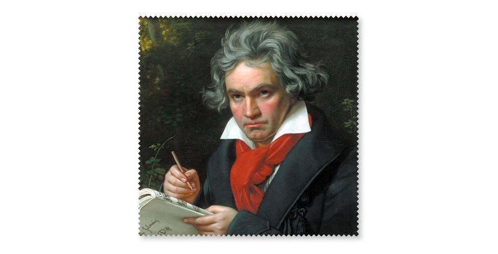 Glasses wipe BEETHOVEN Portrait Vienna World