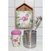 Wall Napkin Holder white wood 