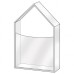 Wall Napkin Holder white wood 