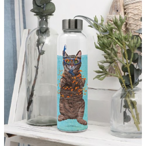 Cousteau Bottle, Borosilicate glass, 0,5l PPD