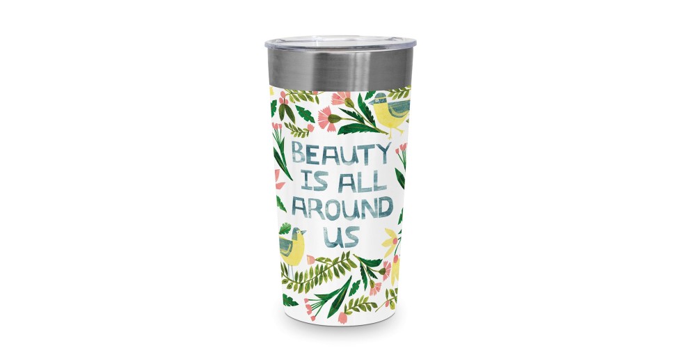 BEAUTY IS AROUND Steel Travel Mug PPD