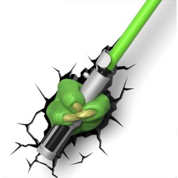 Yoda Lightsaber Star Wars 3D Light