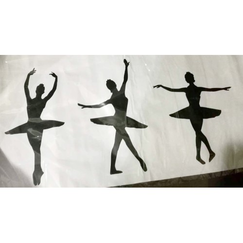 Wall Stickers Ballerina Dancer 3 Silhouette DIY