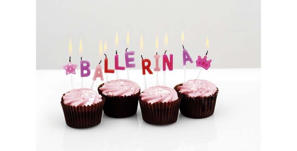 Ballerina Ballet Wording Candles 