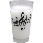 Pint Glass WAVY Staff Design