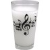 Pint Glass WAVY Staff Design