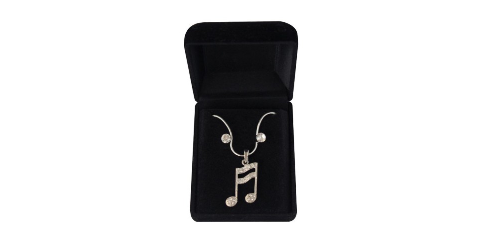 Necklace & Earrings Musical Note Semiquaver