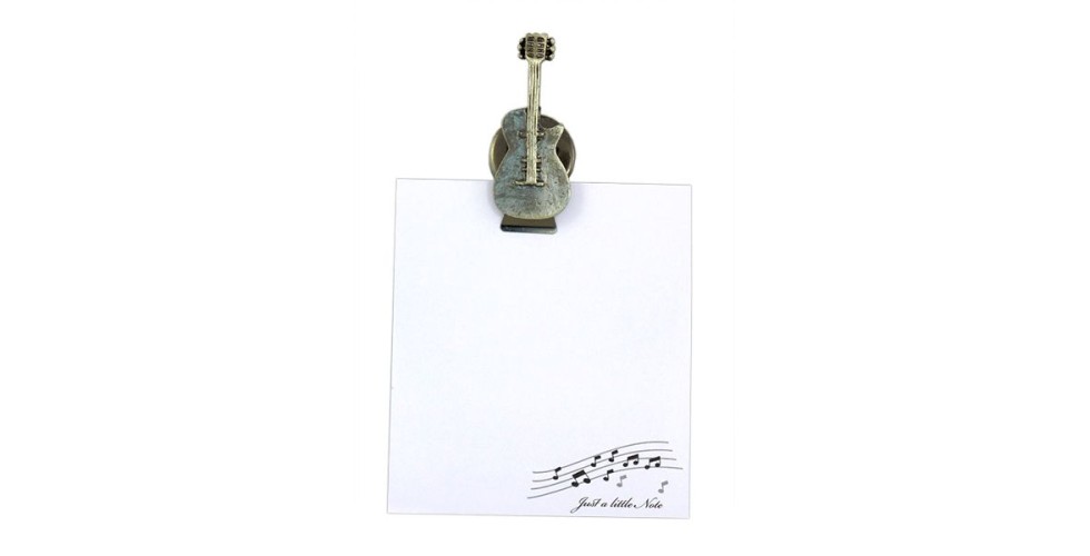 Guitar Magnetic Notelet Clip by Clere Concepts