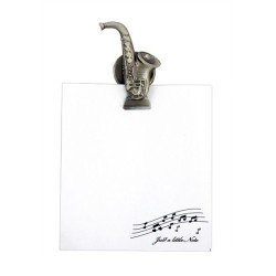 Saxophone Magnetic Notelet Clip by Clere Concepts
