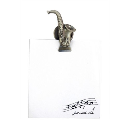 Saxophone Magnetic Notelet Clip by Clere Concepts