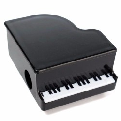 Piano Pencil Sharpener Black