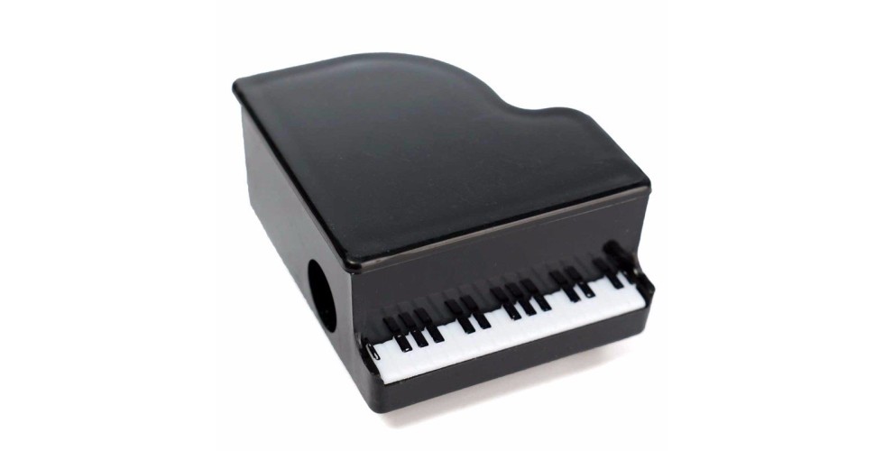 Piano Pencil Sharpener Black