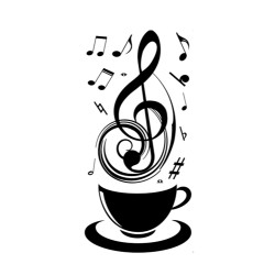 Music Cup Wall Stickers DIY