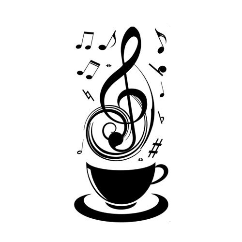 Music Cup Wall Stickers DIY
