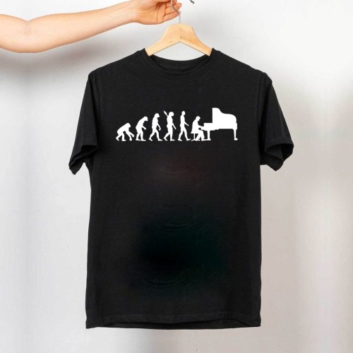 Evolution Piano Adult Unisex T-Shirt 