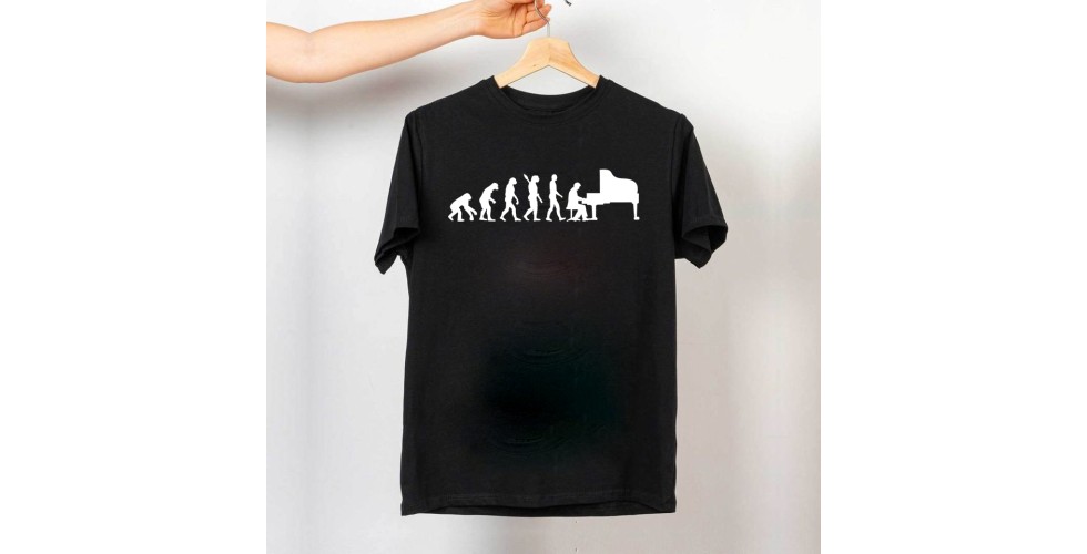 Evolution Piano Adult Unisex T-Shirt 