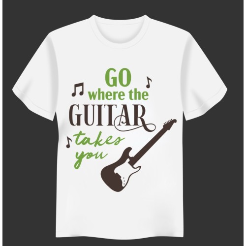 Guitar Adult Unisex T-Shirt 