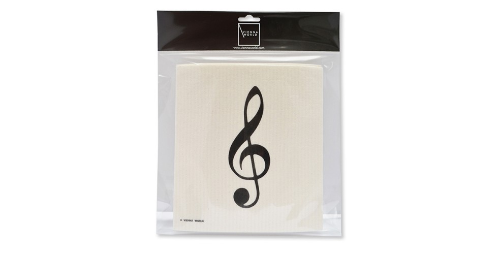 Sponge cloth G-CLEF (2 pcs) Vienna World 