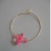 ACRYLIC Mix Heart With Two Glass Beads 