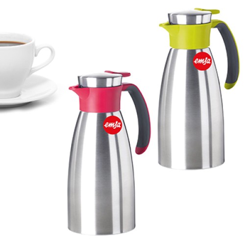 Soft Grip Jug Stainless Steel 1L Emsa