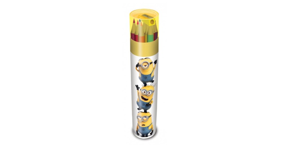 Despicable Me Colouring Pencil Tube: Stacked Minions