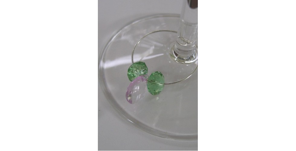 SWAROVSKI Coloured CRYSTAL Wine Glass Charms