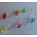 Multi Colored BABY PACIFIERS Wine Glass Charms