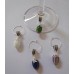 WATERMELON Style Coloured Pearls Wine Glass Charms